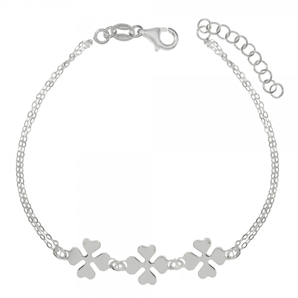 Pulsera tréboles de la Suerte