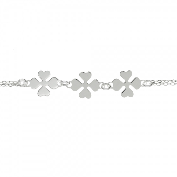 Pulsera tréboles de la Suerte