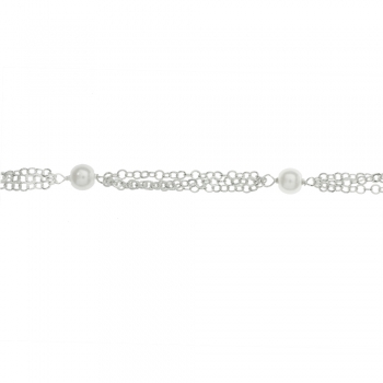 Pulsera triple vuelta con perlas 2