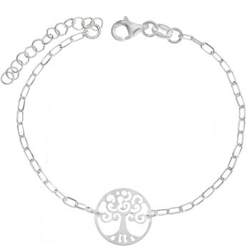 Pulsera eslabón cadena con árbol