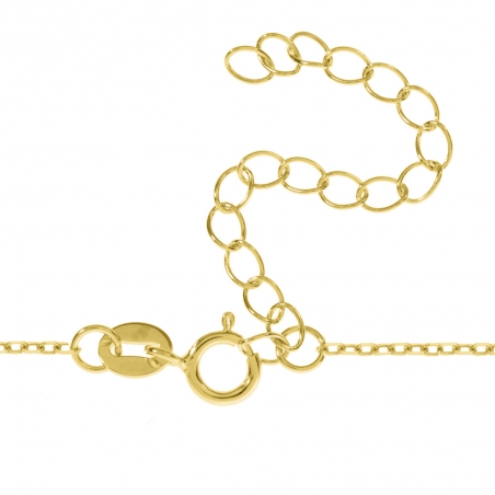 Collar estrella dorada con circonitas