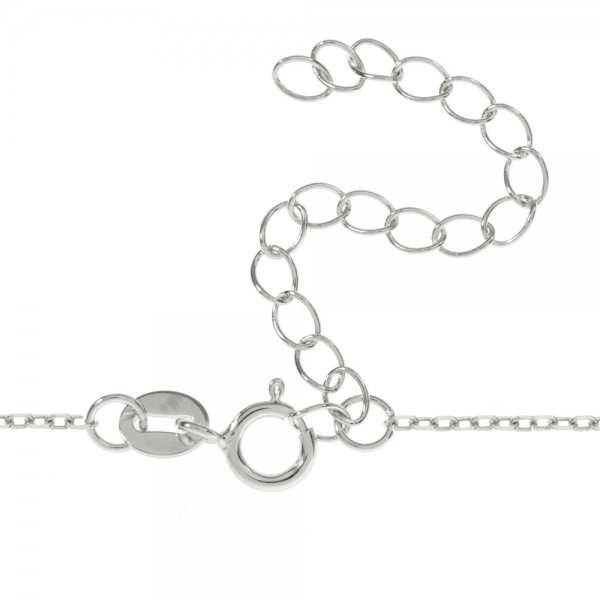 Collar corazón de circonitas