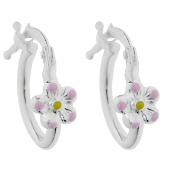 Aros cierre catalán con flor