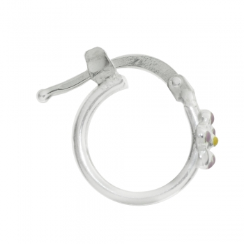 Aros cierre catalán con flor 2