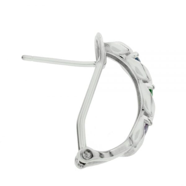 Pendientes cierre Omega circonitas