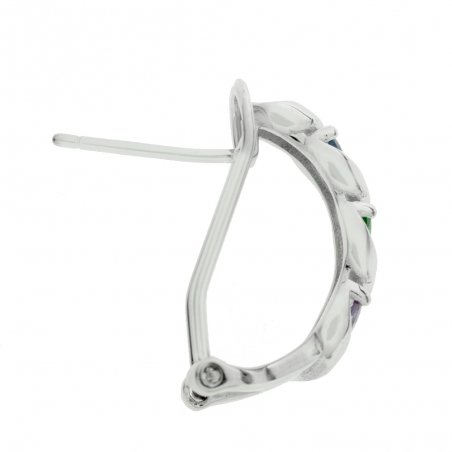 Pendientes cierre Omega circonitas