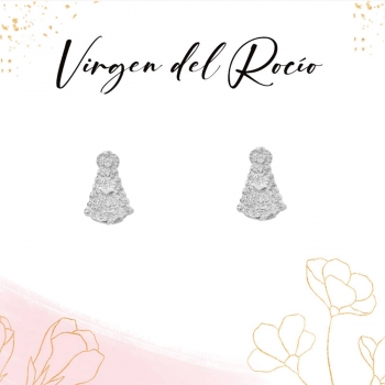 Pendientes Virgen del Rocío mini