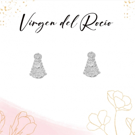 Pendientes Virgen del Rocío mini