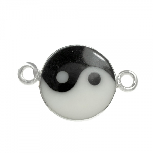 Tobillera Yin-Yang Plata de Ley