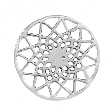 Tobillera Mandala Plata de Ley