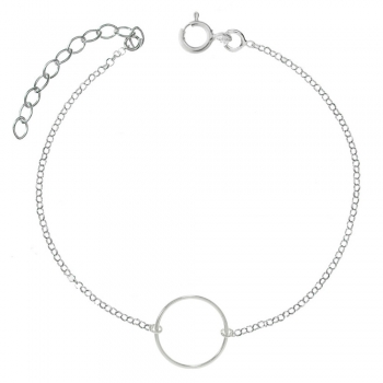 Tobillera Karma Plata de Ley 925