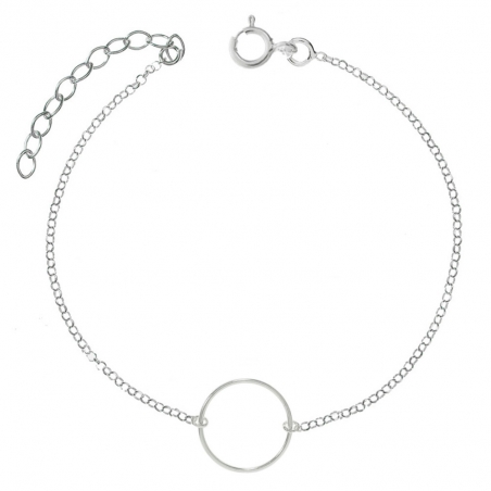 Tobillera Karma Plata de Ley 925