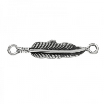 Tobillera pluma Plata de Ley 2