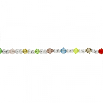 Tobillera de cristales checos 2