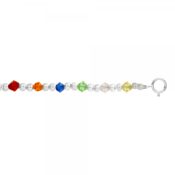 Tobillera de cristales checos