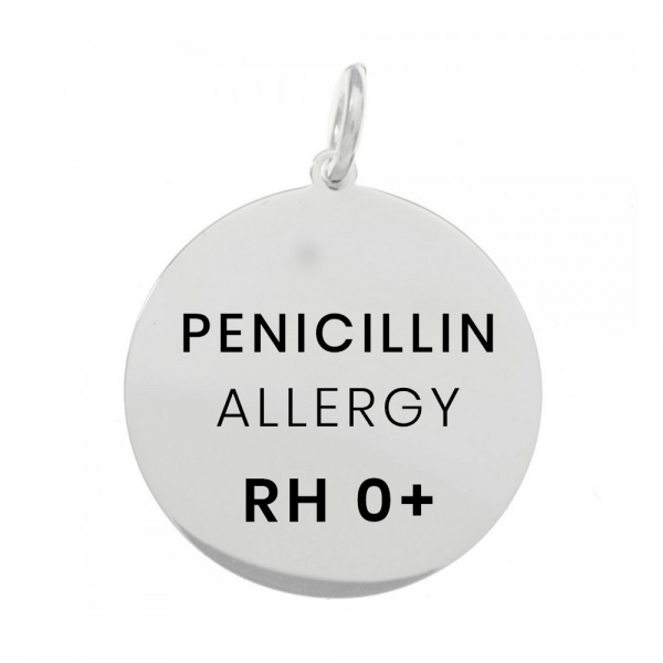 Colgante alerta médica