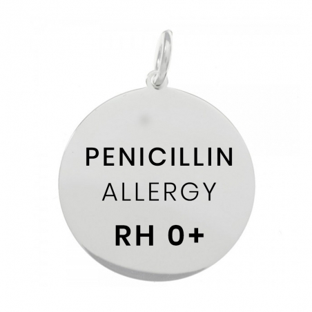 Colgante alerta médica