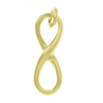 Tobillera dorada infinito 2