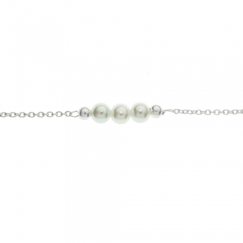 Tobillera triple perla 2