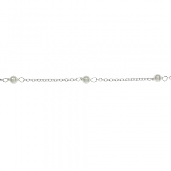 Tobillera perlas intercaladas 2