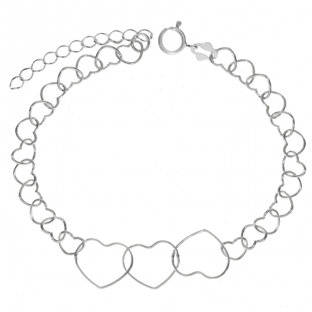 Pulsera multicorazones