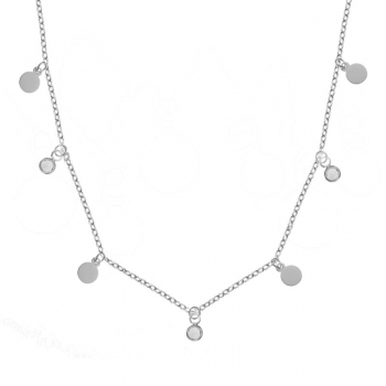 Collar con círculos & puntos de luz