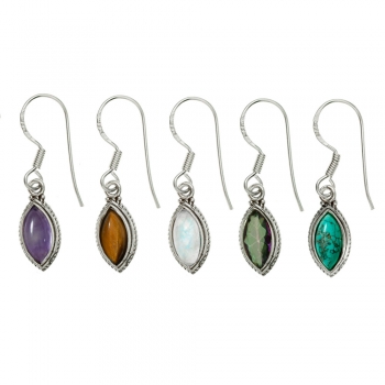 Pendientes piedra marquesa