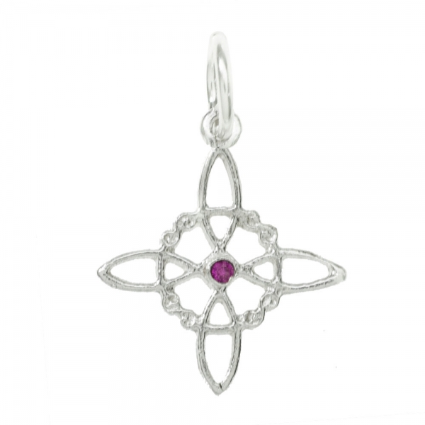 Collar nudo de bruja XS signos fuego