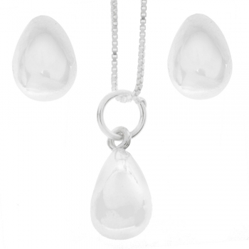 Conjunto gota Plata de Ley