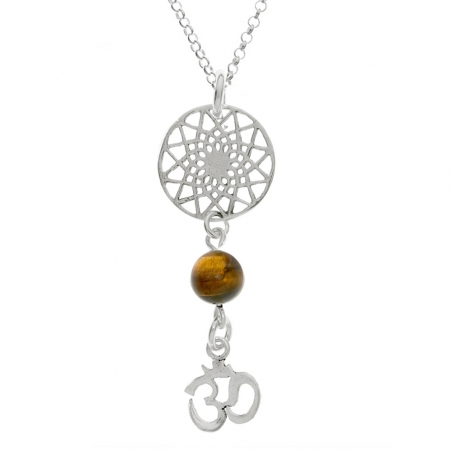 Amuleto doble Mandala & Símbolo Om