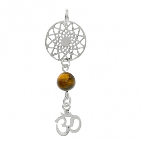 Amuleto doble Mandala & Símbolo Om