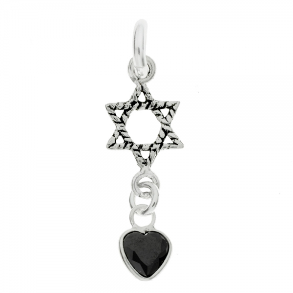 Amuleto Estrella de David & Corazón