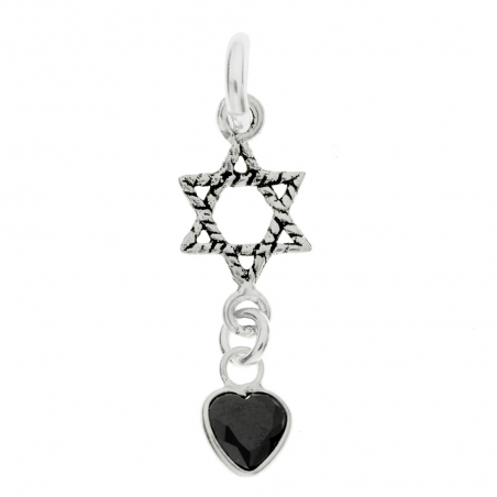 Amuleto Estrella de David & Corazón