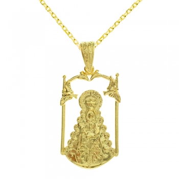 Medalla dorada Virgen del Rocío