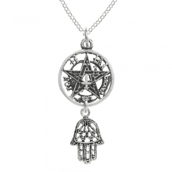 Amuleto Tetragrámaton & Mano de Fátima