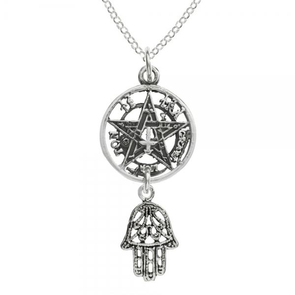 Amuleto Tetragrámaton & Mano de Fátima