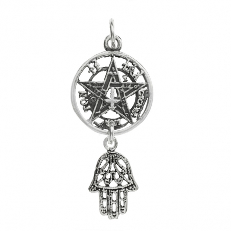 Amuleto Tetragrámaton & Mano de Fátima