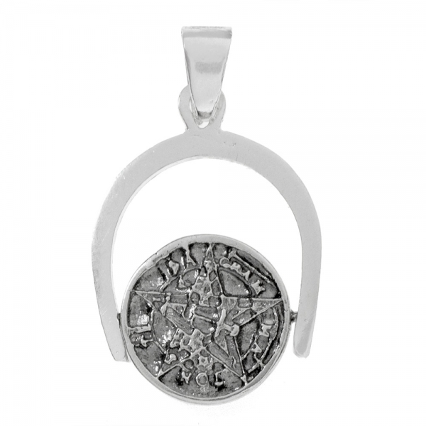 Amuleto giratorio Nudo de Bruja & Tetragrámaton