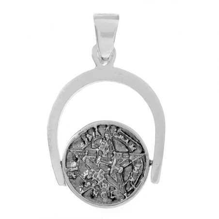 Amuleto giratorio Nudo de Bruja & Tetragrámaton