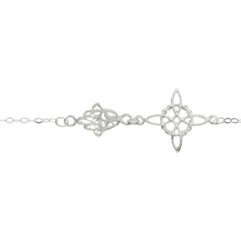 Pulsera Nudo de Bruja & Mano de Fátima 2