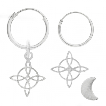 Set pendientes Nudo de Bruja