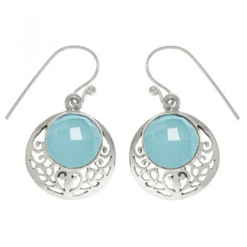 Pendientes piedra Plata de Ley