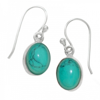 Pendientes piedra natural Plata de Ley 2