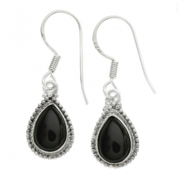 Pendientes gota piedra natural