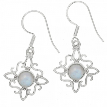 Pendientes Nudo de Bruja piedra natural