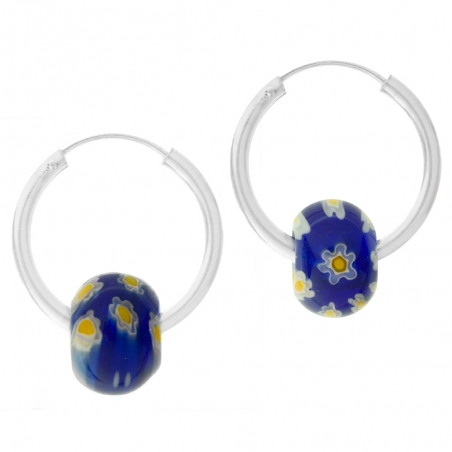 Aros con donut de Murano