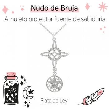 Collar amuleto Nudo de Bruja & Tetragrámaton 2