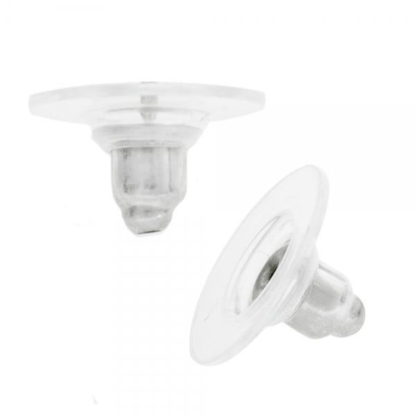 Pendientes media bola labrada