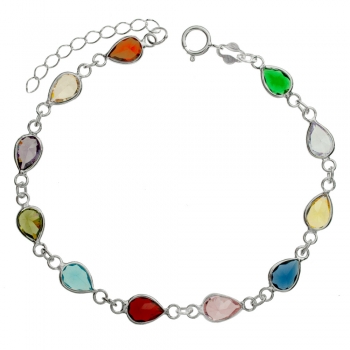 Pulsera gotas de lluvia