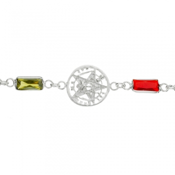 Pulsera Tetragrámaton de cristal 2